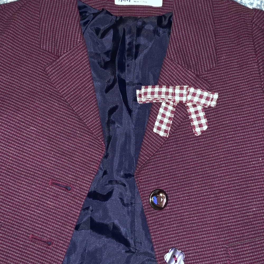 Girls purple blazer from H&M